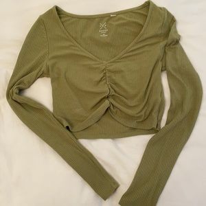 Rouched Crop Top
